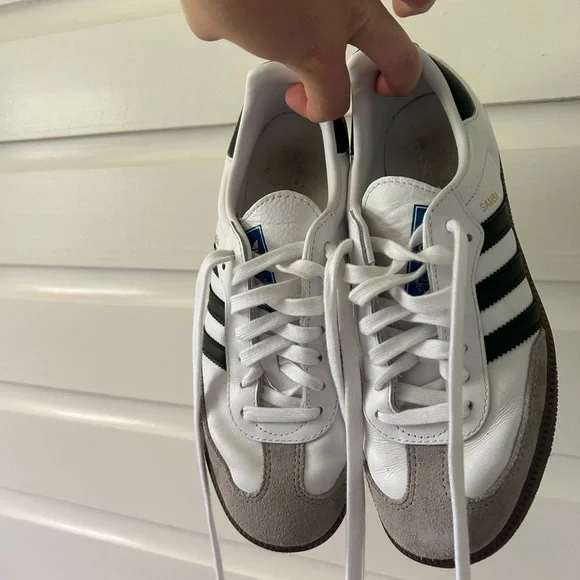 adidas gazelle silver green womens adidas Samba OG Shoes - Men's - Grey Five / White / Gum main image 1